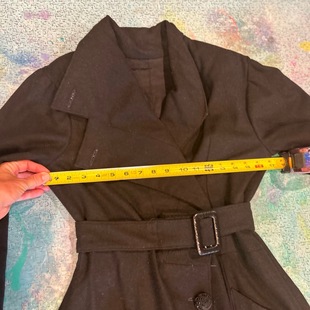 Black Vintage Coat - Picture 11 of 14